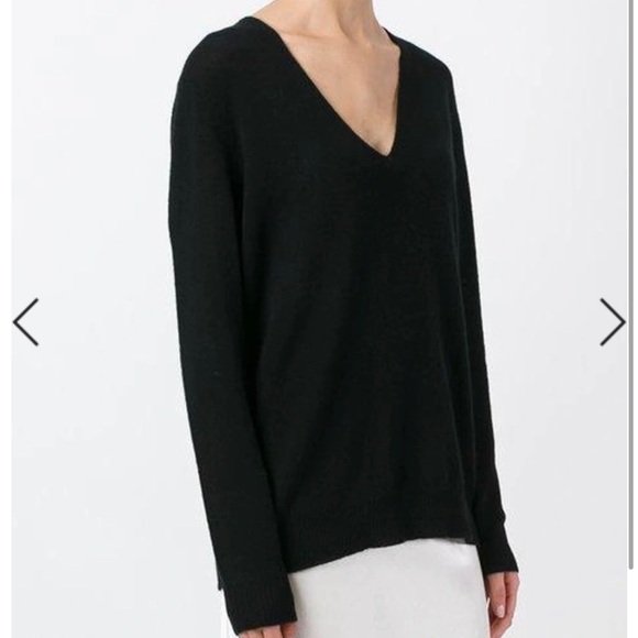 Theory | Black V-Necks Sweater | Size Small - Picture 1 of 11